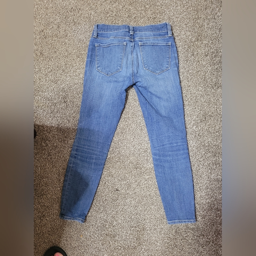 Ann Taylor Women's  Size 2 Skinny Jeans Ankle Length Low Rise 24 Inch Inseam